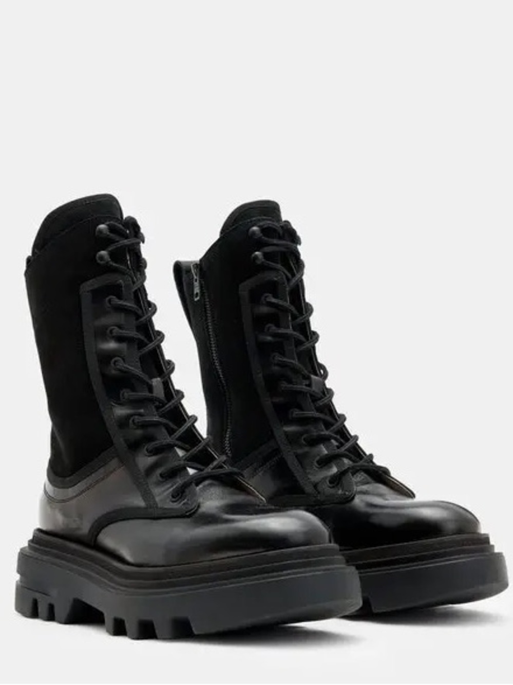 All Saints Alexia Lug Sole Combat Boot Women